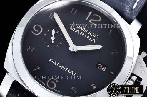 PAM359 1950 3 Days SS/LE Black Dial Super Clone P9000