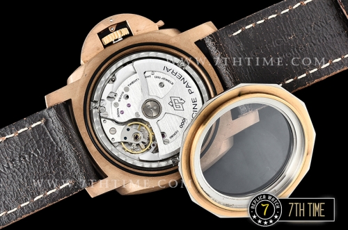PAM382N Bronzo Submersible BR/LE Green Dial Mod9000