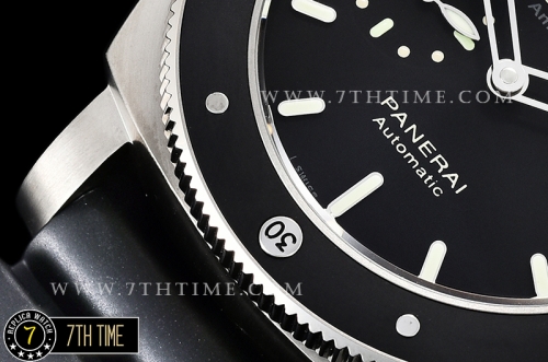 PAM389 Submersible AMagnetic TI/RU Black Dial Mod.P9000
