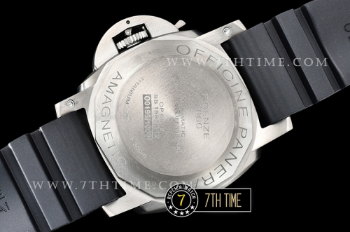 PAM389 Submersible AMagnetic TI/RU Black Dial Mod.P9000
