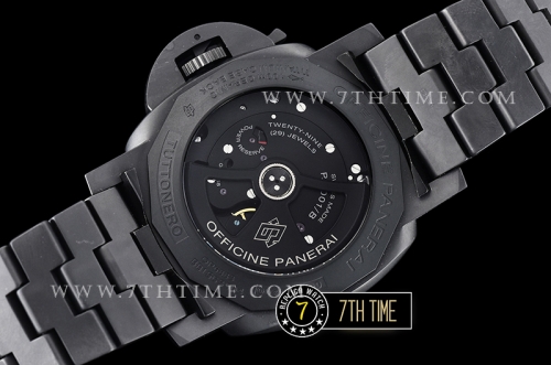 PAM438 Luminor Tuttonero 1950 GMT Ceramica Black Dial P9001