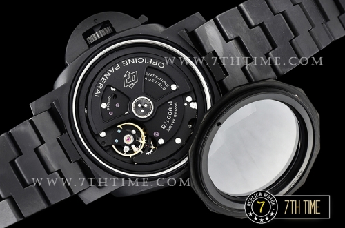 PAM438 Luminor Tuttonero 1950 GMT Ceramica Black Dial P9001