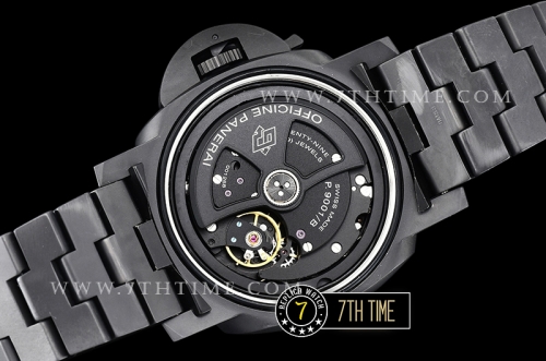 PAM438 Luminor Tuttonero 1950 GMT Ceramica Black Dial P9001
