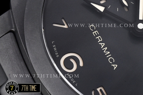 PAM438 Luminor Tuttonero 1950 GMT Ceramica Black Dial P9001