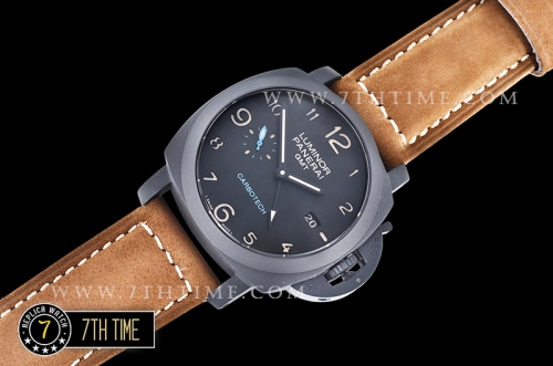 PAM441 CarboTech GMT PVD/LE Black Dial Asia 23J