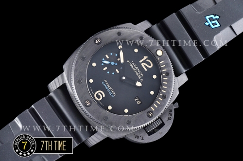 PAM616 CarboTech Submersible FC/RU Black Dial A7750 P9000