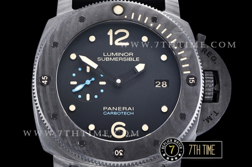 PAM616 CarboTech Submersible FC/RU Black Dial A7750 P9000