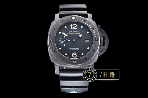 PAM616 CarboTech Submersible FC/RU Black Dial A7750 P9000