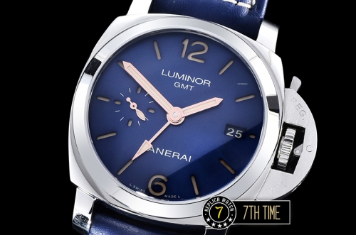 PAM688 Luminor 1950 3 Days GMT SS/LE Blue Dial P9001