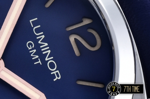 PAM688 Luminor 1950 3 Days GMT SS/LE Blue Dial P9001