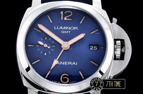 PAM688 Luminor 1950 3 Days GMT SS/LE Blue Dial P9001