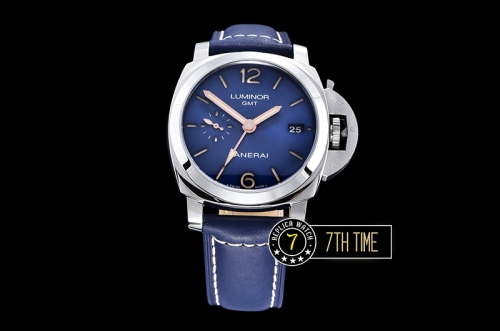PAM688 Luminor 1950 3 Days GMT SS/LE Blue Dial P9001