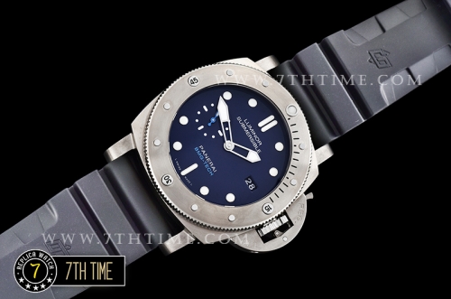PAM692 Luminor Submersible 1950 BMG Tech TI/RU Blue Dial P9000