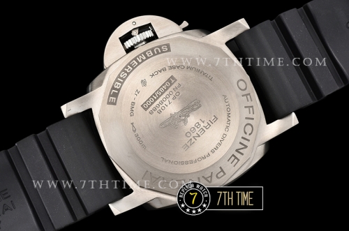 PAM692 Luminor Submersible 1950 BMG Tech TI/RU Blue Dial P9000