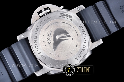 PAM719 Luminor Submersible 1950 GMT SS/RU Blue Dial Asia 23J