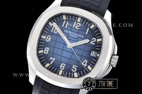 Aquanaut 40mm Ref. 5167 SS/RU Blue Checkered Dial A2824