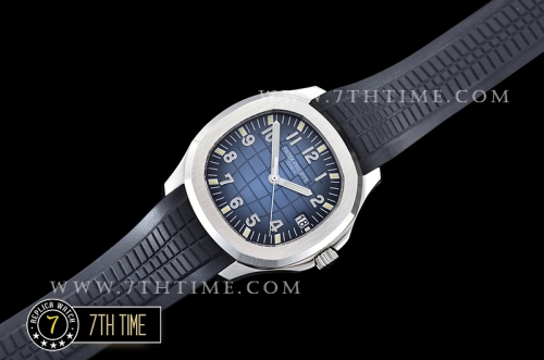 Aquanaut 40mm Ref. 5167 SS/RU Blue Checkered Dial A2824