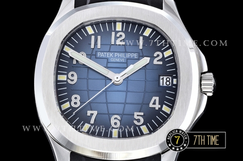 Aquanaut 40mm Ref. 5167 SS/RU Blue Checkered Dial A2824