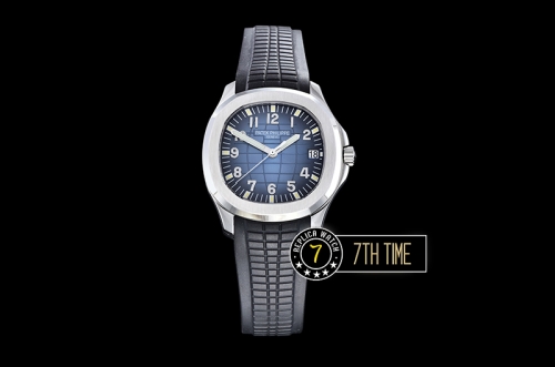 Aquanaut 40mm Ref. 5167 SS/RU Blue Checkered Dial A2824