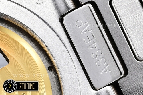 Nautilus Jumbo Ref.5711 Diamonds SS/SS Diamond Crested Dial MY9015 Mod
