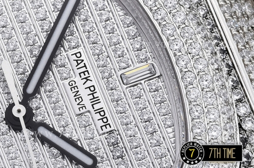 Nautilus Jumbo Ref.5711 Diamonds SS/SS Diamond Crested Dial MY9015 Mod