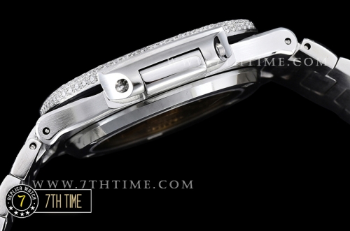 Nautilus Jumbo Ref.5711 Diamonds SS/SS Diamond Crested Dial MY9015 Mod
