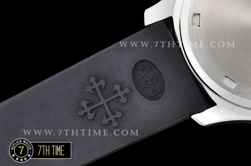 Aquanaut Ladies 5067A Diamonds Bezel SS/RU Black Checkered Dial Swiss Quartz