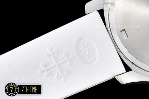 Aquanaut Ladies 5067A Diamonds Bezel SS/RU White Checkered Dial Swiss Quartz