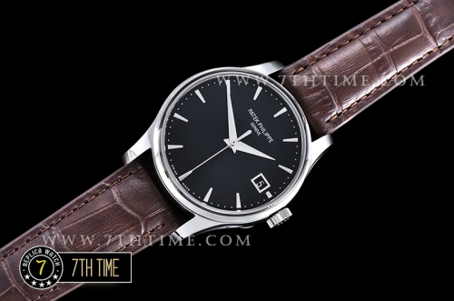 Calatrava Ref.5227 SS/LE Black Dial MY9015 Mod