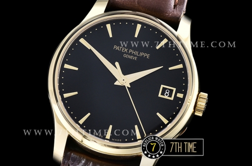 Calatrava Ref.5227 YG/LE Black Dial MY9015 Mod