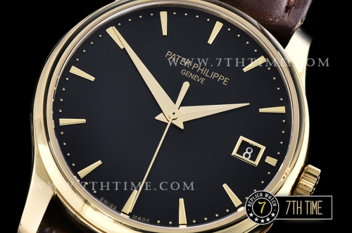Calatrava Ref.5227 YG/LE Black Dial MY9015 Mod