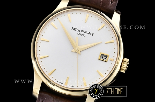 Calatrava Ref.5227 YG/LE White Dial MY9015 Mod
