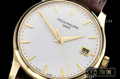 Calatrava Ref.5227 YG/LE White Dial MY9015 Mod