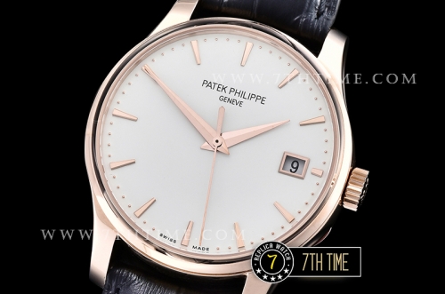 Calatrava Ref.5227 RG/LE White Dial MY9015 Mod