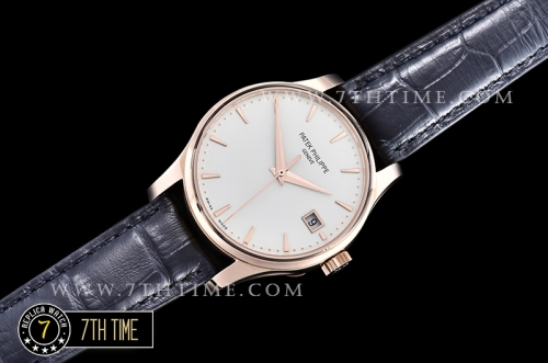 Calatrava Ref.5227 RG/LE White Dial MY9015 Mod