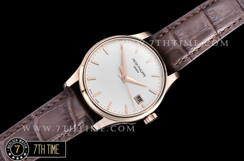 Calatrava Ref.5227 RG/LE White Dial MY9015 Mod