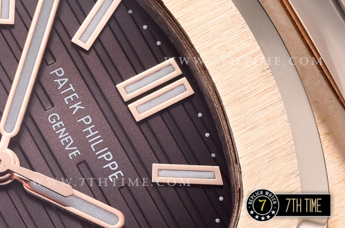 Nautilus Ref.5711 40mm RG/RG Brown Dial MY9015 Mod