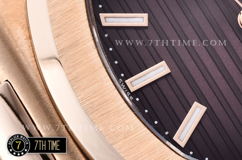 Nautilus Ref.5711 40mm RG/RG Brown Dial MY9015 Mod