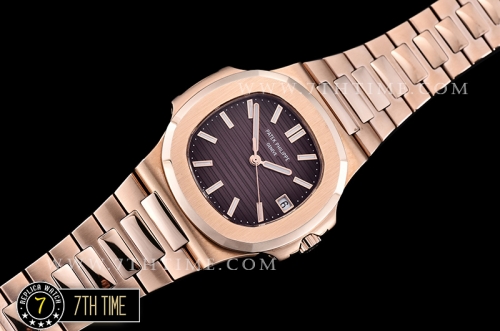 Nautilus Ref.5711 40mm RG/RG Brown Dial MY9015 Mod