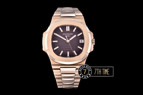 Nautilus Ref.5711 40mm RG/RG Brown Dial MY9015 Mod