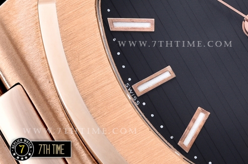 Nautilus Ref.5711 40mm RG/RG Black Dial MY9015 Mod