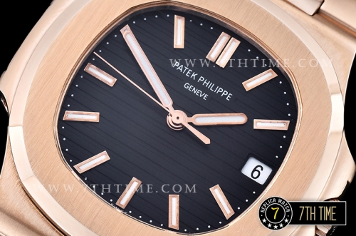 Nautilus Ref.5711 40mm RG/RG Black Dial MY9015 Mod