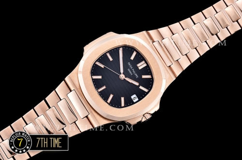 Nautilus Ref.5711 40mm RG/RG Black Dial MY9015 Mod