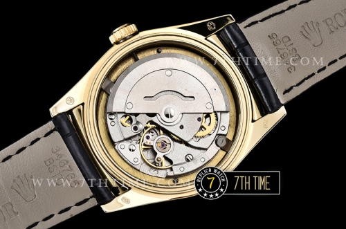 DayDate 36mm YG/LE Black Roman Dial A2836