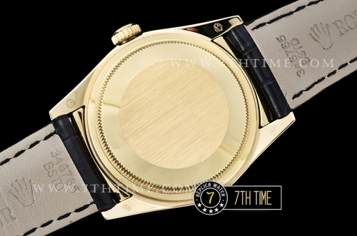 DayDate 36mm YG/LE Black Roman Dial A2836