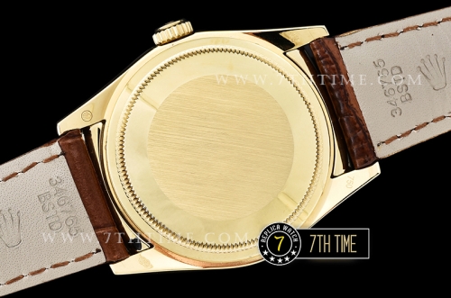 DayDate 36mm YG/LE White Dial with Diamond Markers A2836