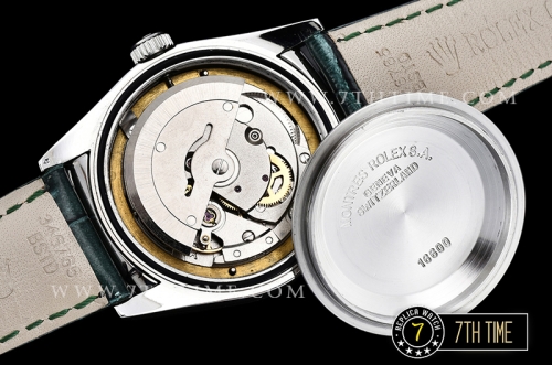 DayDate 36mm SS/LE Green Sticks Dial A2836