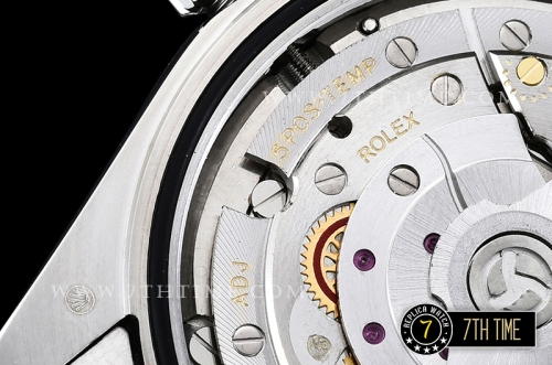 DayDate 40mm SS/SS Silver Dial Stick Markers Fluted Bezel A2836 Mod3255