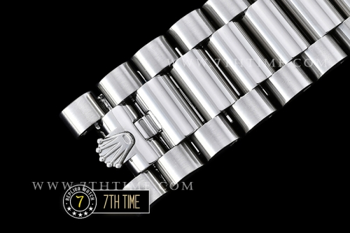 DayDate 40mm SS/SS Green Dial Roman Markers Fluted Bezel A2836 Mod3255
