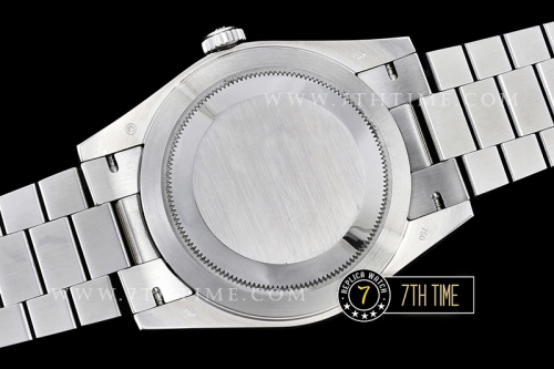 DayDate 40mm SS/SS Blue Dial Roman Markers Fluted Bezel A2836 Mod3255